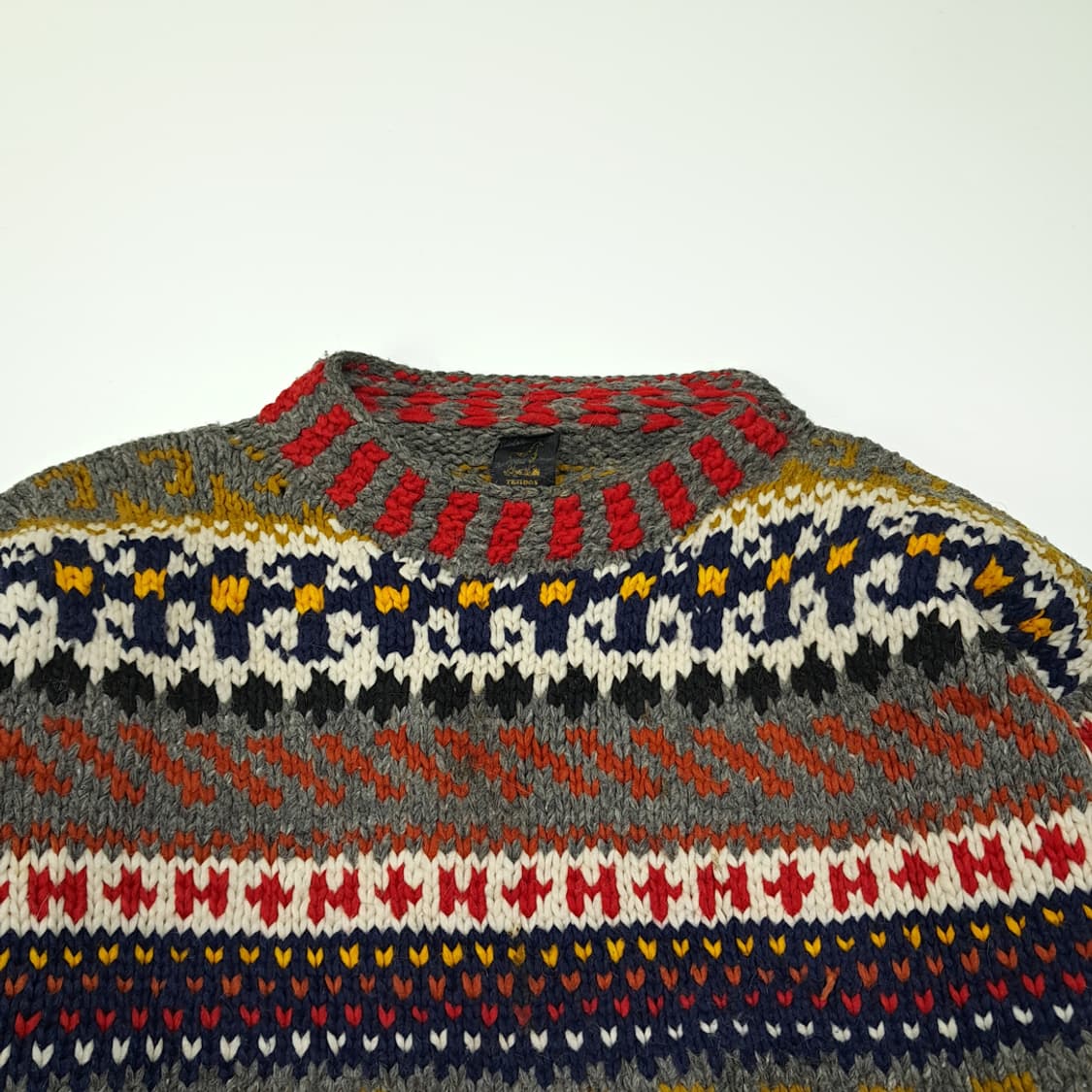 CL125 L 에콰도르판 90s 퓨어울 오타발로 핸드메이드 지오메트릭  상품이미지2