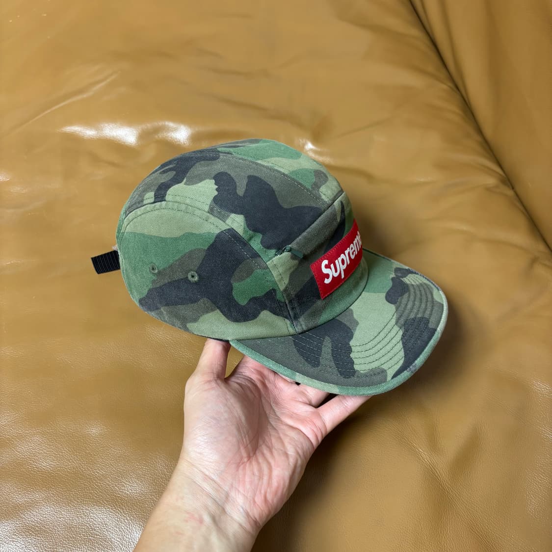 Supreme 슈프림 밀리터리 워시드 우드랜드 카모 캠프캡 모자 Camo 상품이미지3