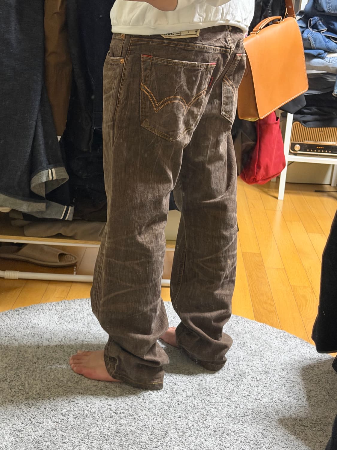 에드윈 블루트립 503 브라운 데님 상품이미지2