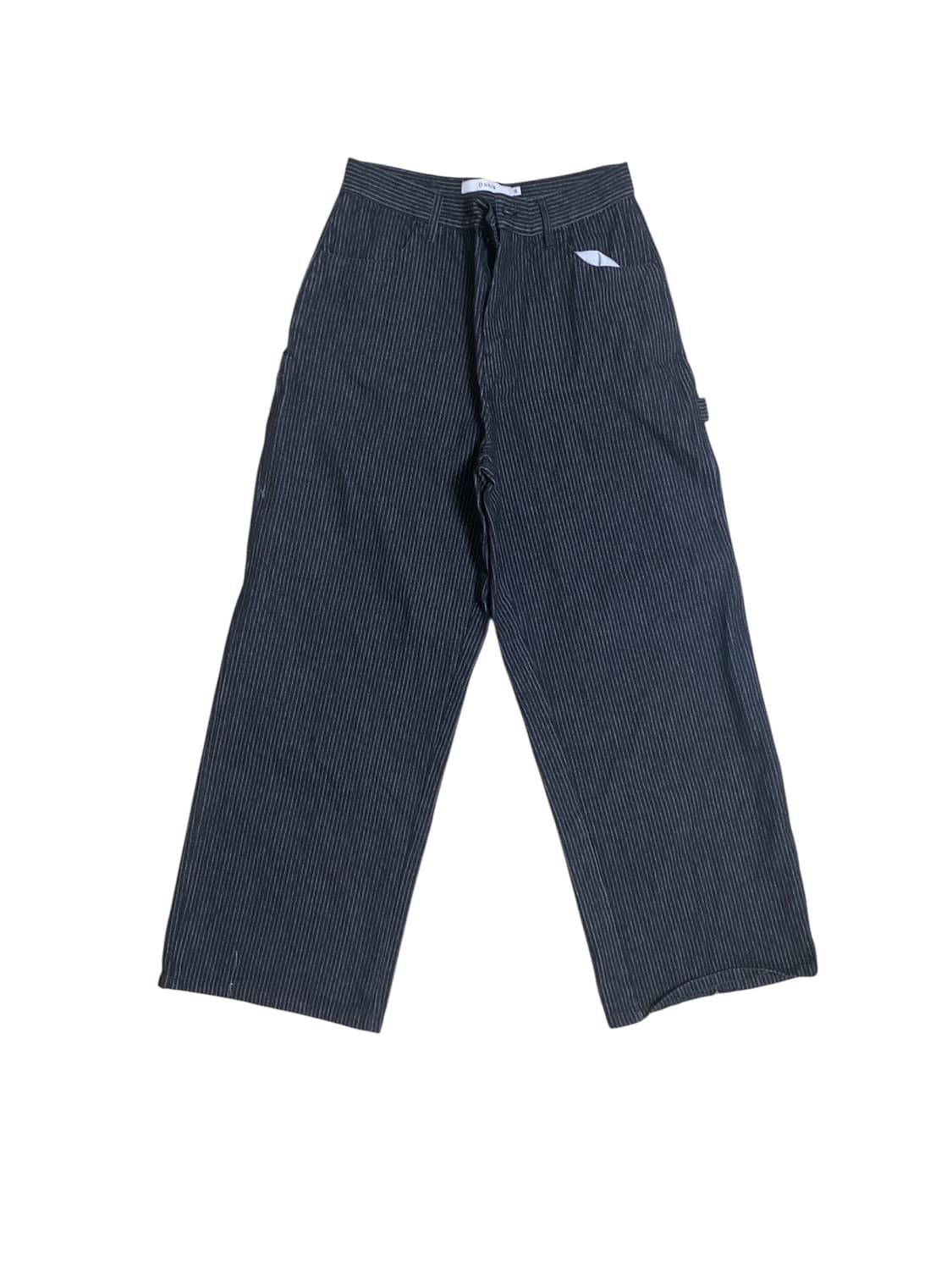 헬름 스트라이프 와이드 팬츠 상품이미지2