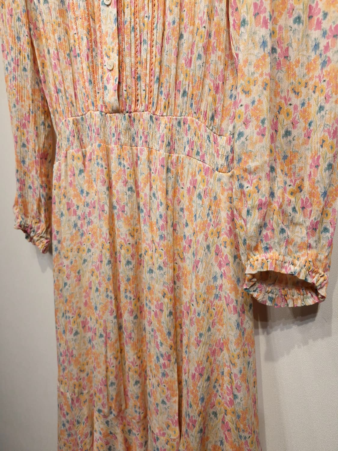 시슬리 SISLEY 에이미 프린트 롱 원피스_호칭42 상품이미지5