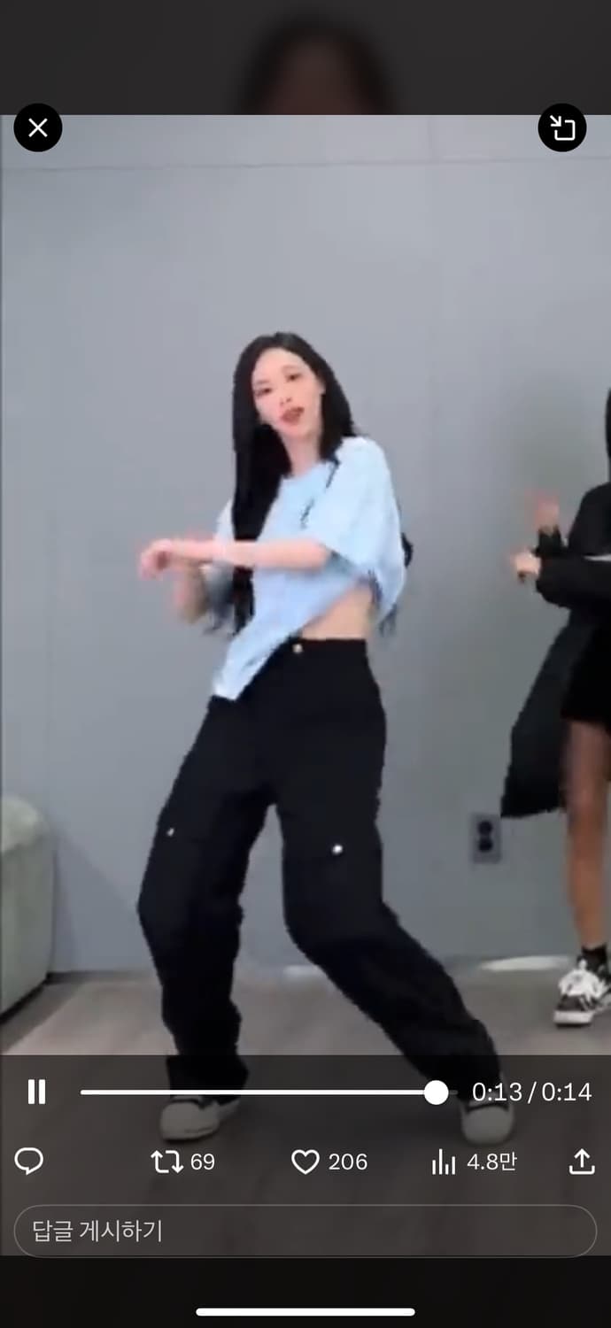 블랙업 딥키 카고팬츠 s 상품이미지1