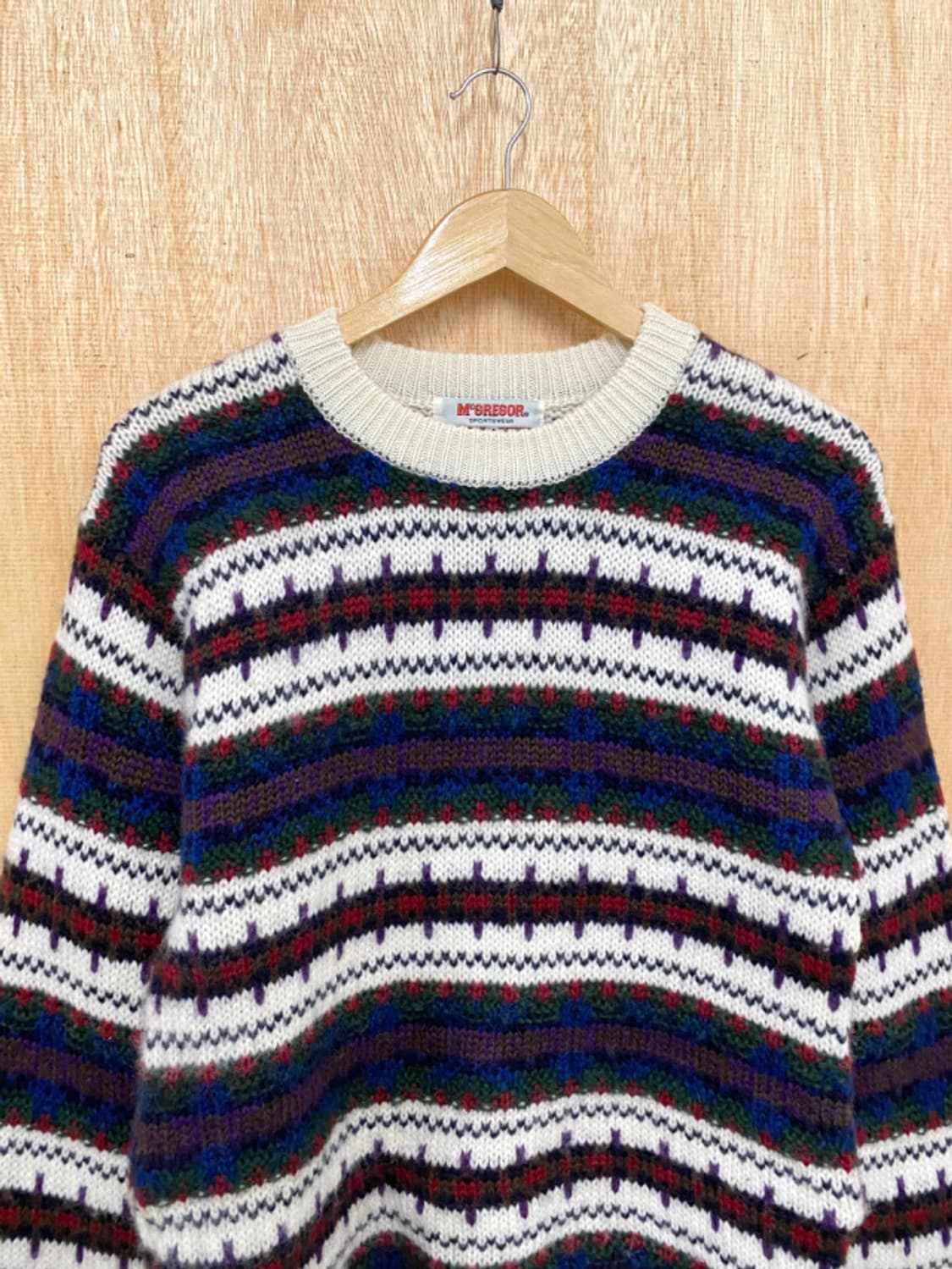 McGREGOR fair isle knit 맥그리거 페어아일 니트 상품이미지4