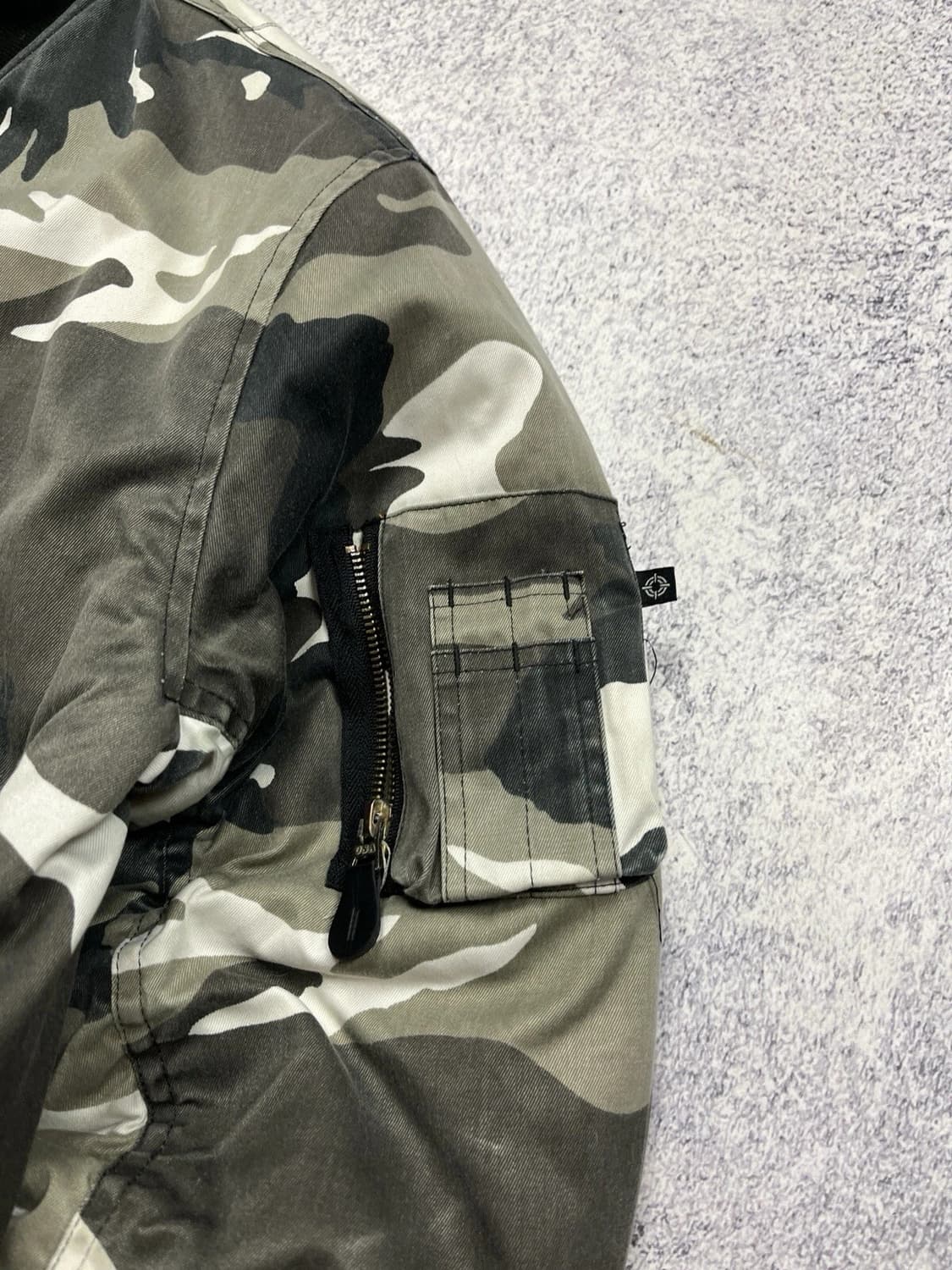 빈티지 포스텍스 가먼츠 스노우카모 봄버 상품이미지4