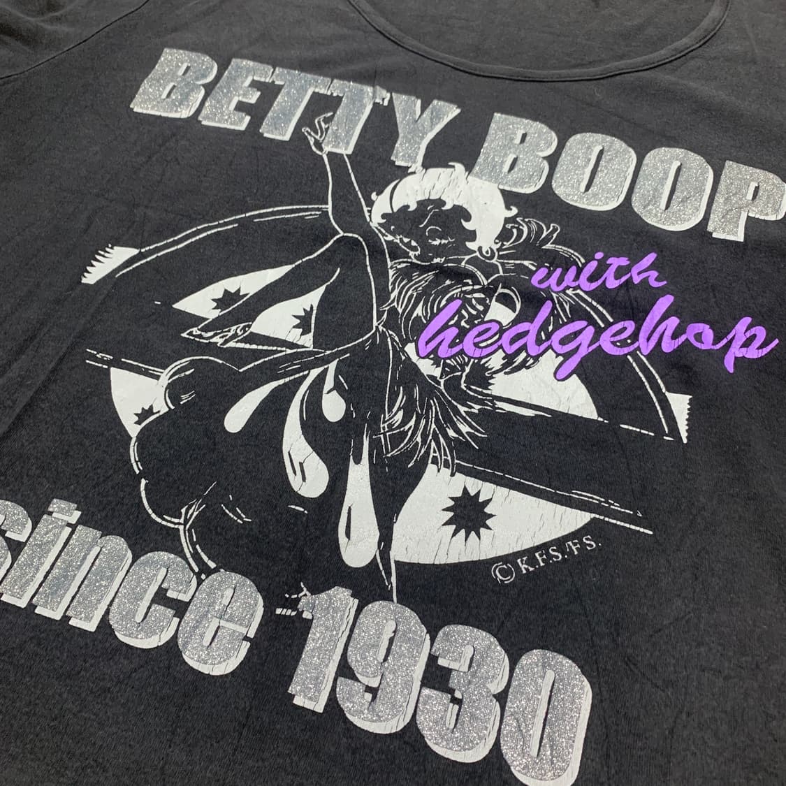 100/XL) Betty Boop 베티붑 프린팅 빈티지 롱슬리브 상품이미지3
