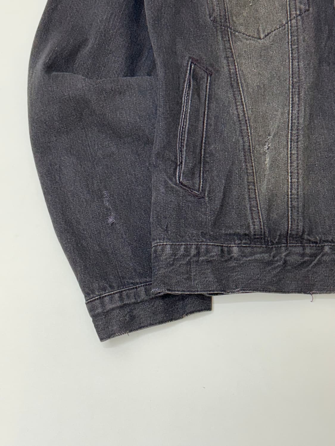 In The Attic 인 디 아틱 링 디테일 흑청자켓 상품이미지4