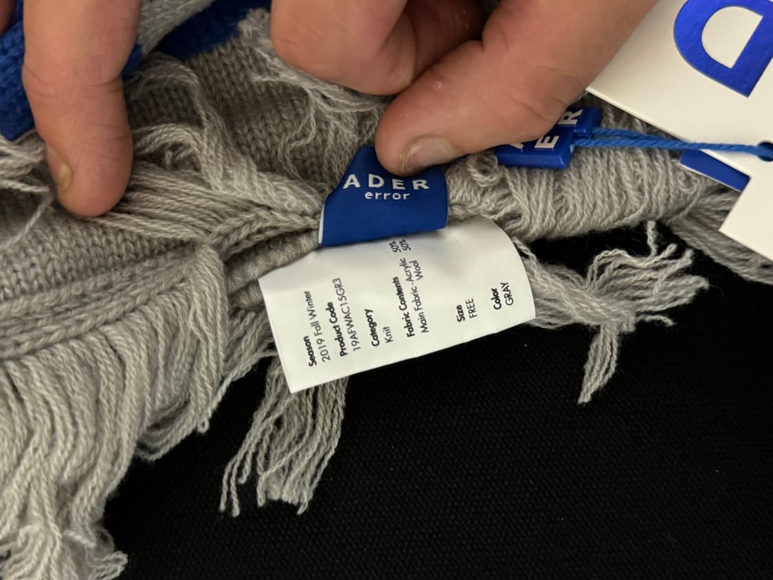 아더에러 아폴드 머플러 19FW(희귀) 상품이미지3