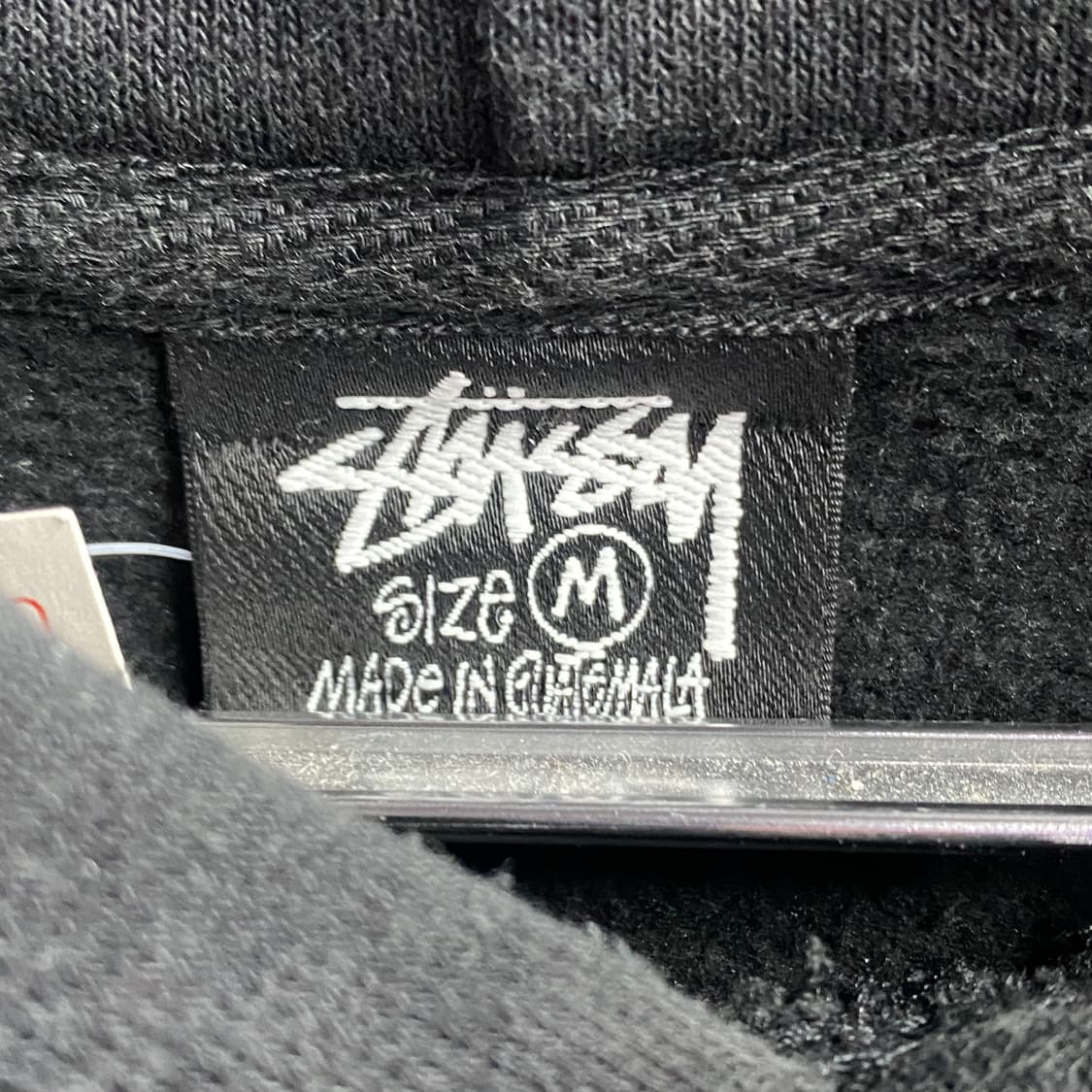 스투시 월드투어 빅로고 블랙 후드티 B3848 상품이미지4