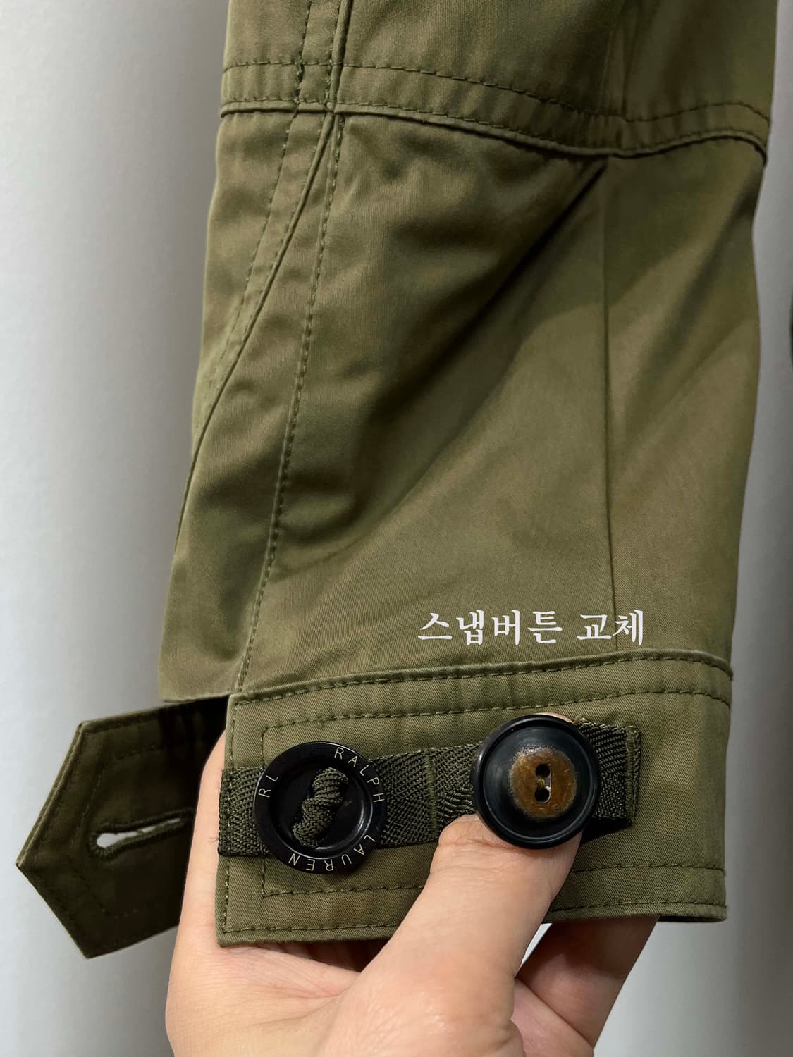 폴로 랄프로렌 파라슈트 캐나다군 유틸리티 올리브 필드 자켓 상품이미지10