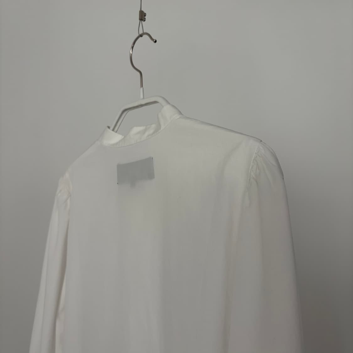 China Collar Shirring Puff Blouse 상품이미지6