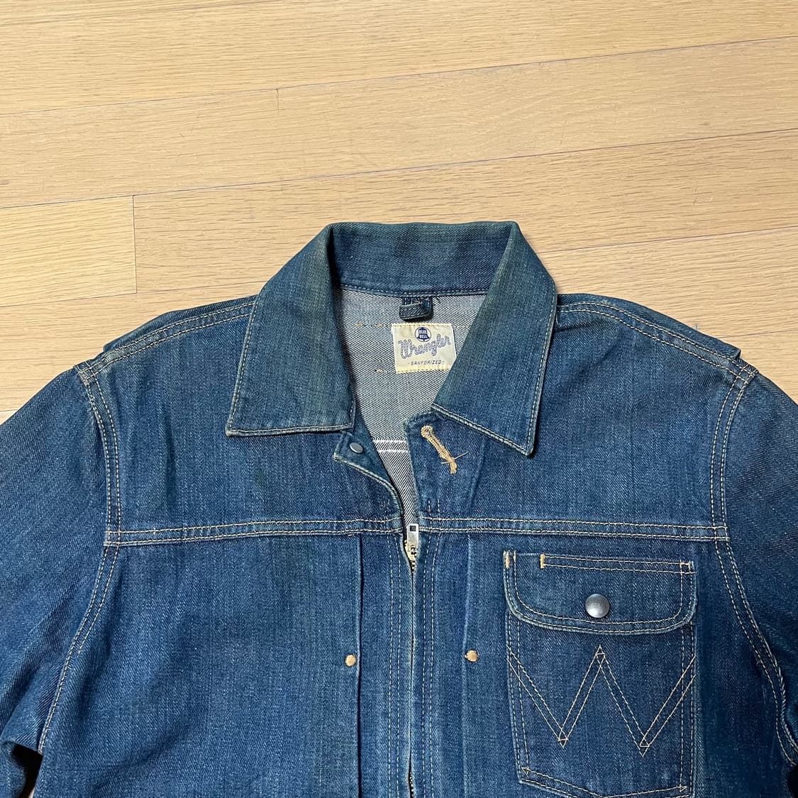 랭글러 11MJZ 데님 자켓 블루벨 상품이미지7