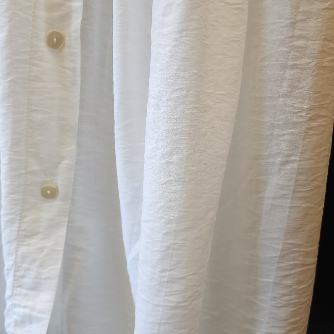 90s 빈티지 스커트 유럽 화이트 롱 스커트 버튼 클로져 상품이미지8