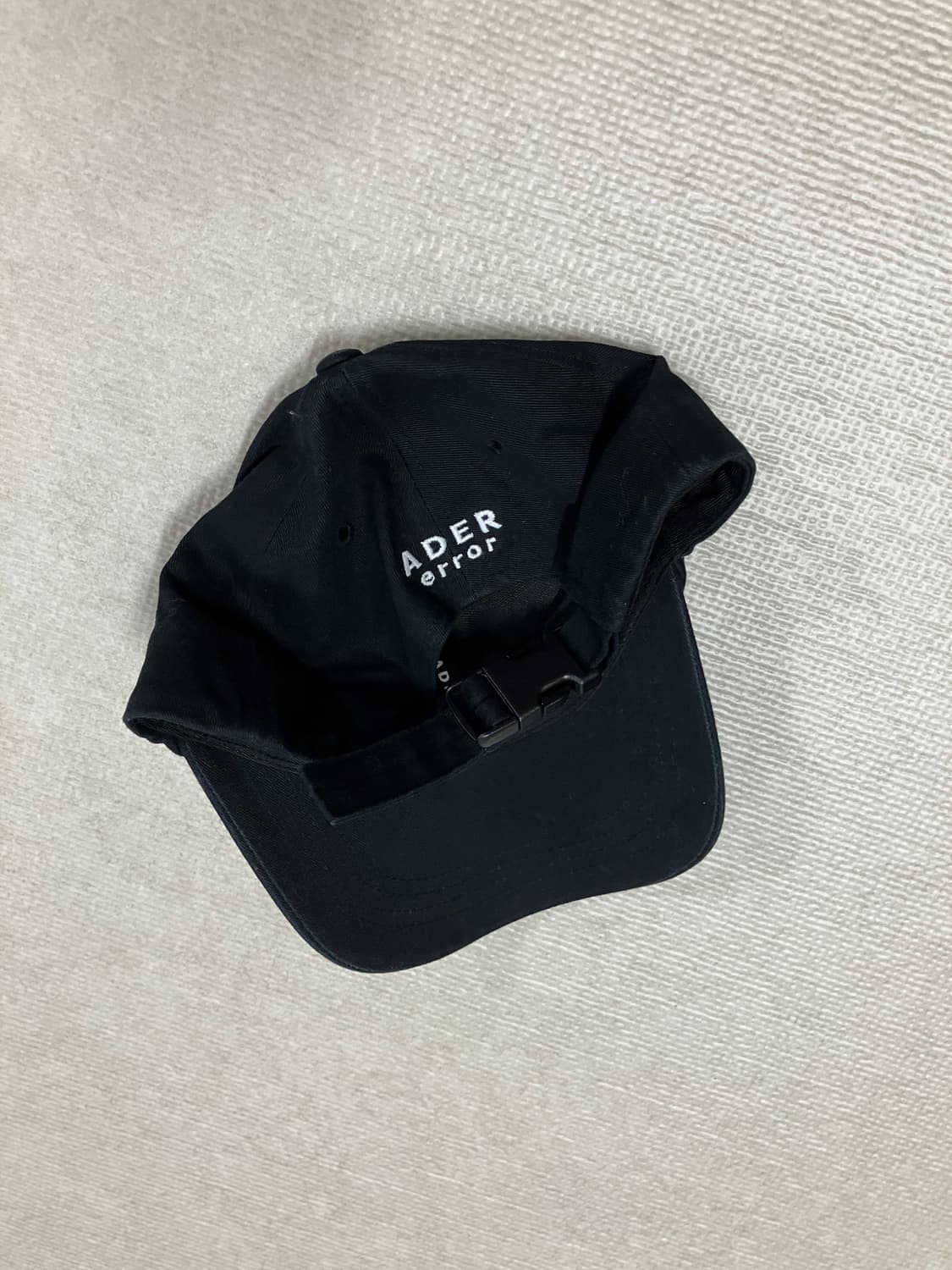 아더에러 모자 빈티지 볼캡 블랙 상품이미지3