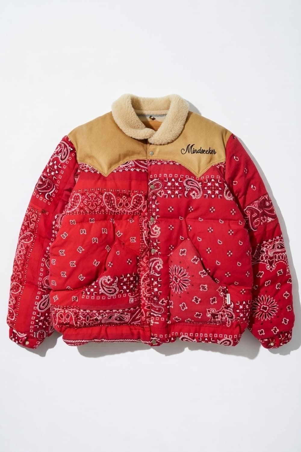 로키마운틴페더베드 x 마인드시커 반다나 웨스턴 패딩 상품이미지2