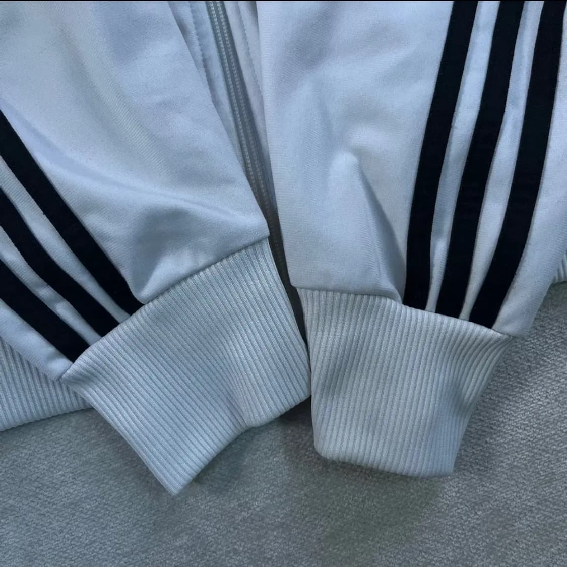 아디다스 파이어버드 흰검 트랙탑 져지 L 상품이미지3