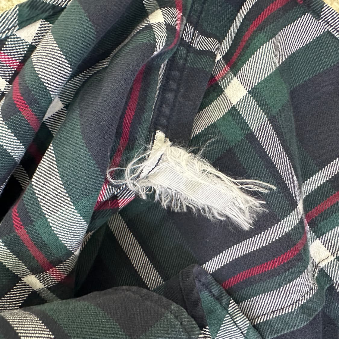 L 푸부 올드스쿨 체크 긴팔 셔츠 0320D 상품이미지5