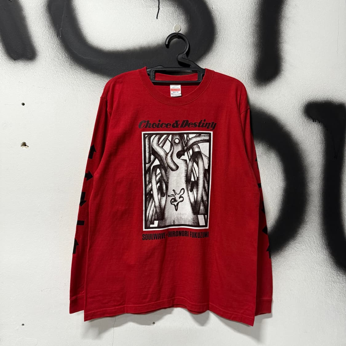 United Athle 올드스쿨 멀티 프린팅 롱 슬리브 티셔츠 상품이미지1