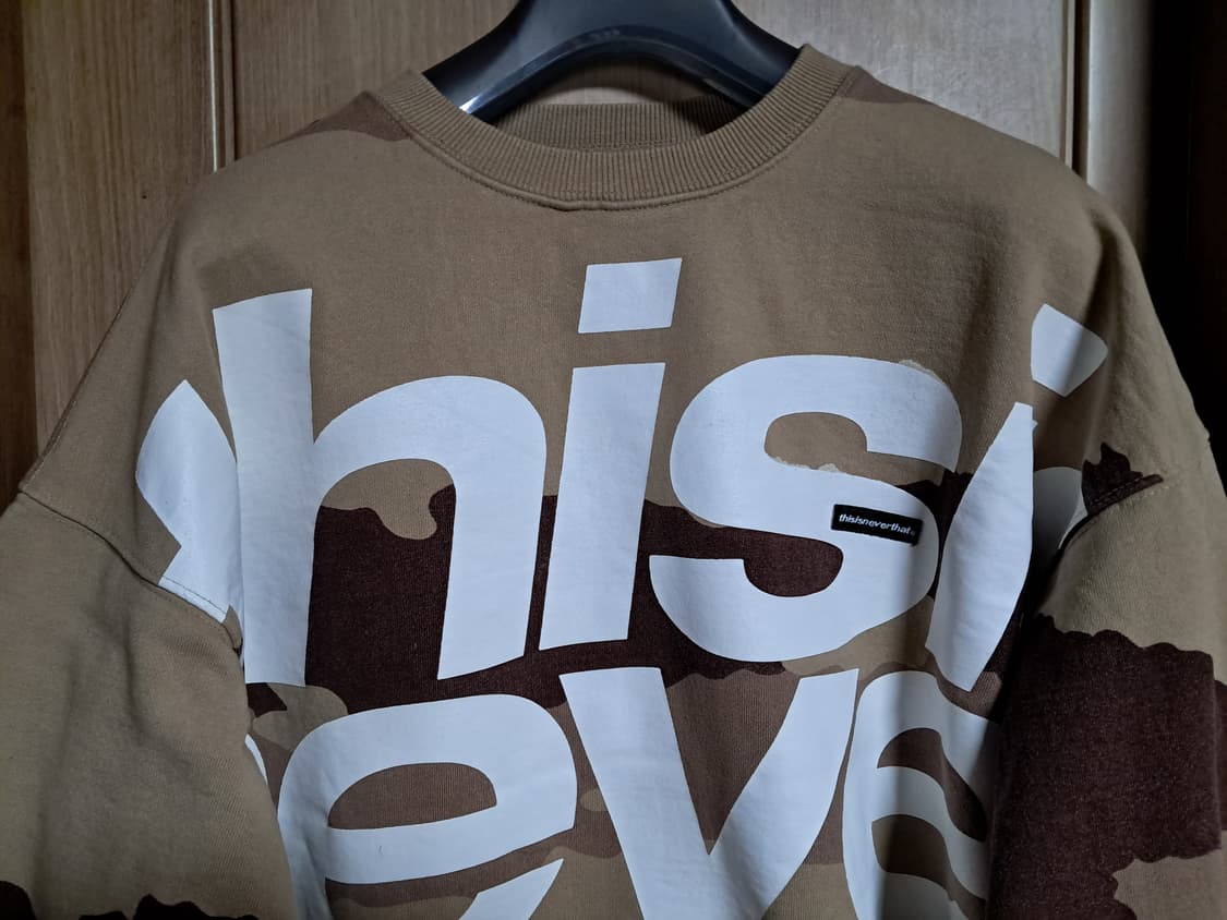 디스이즈네버댓 맨투맨 L 상품이미지4