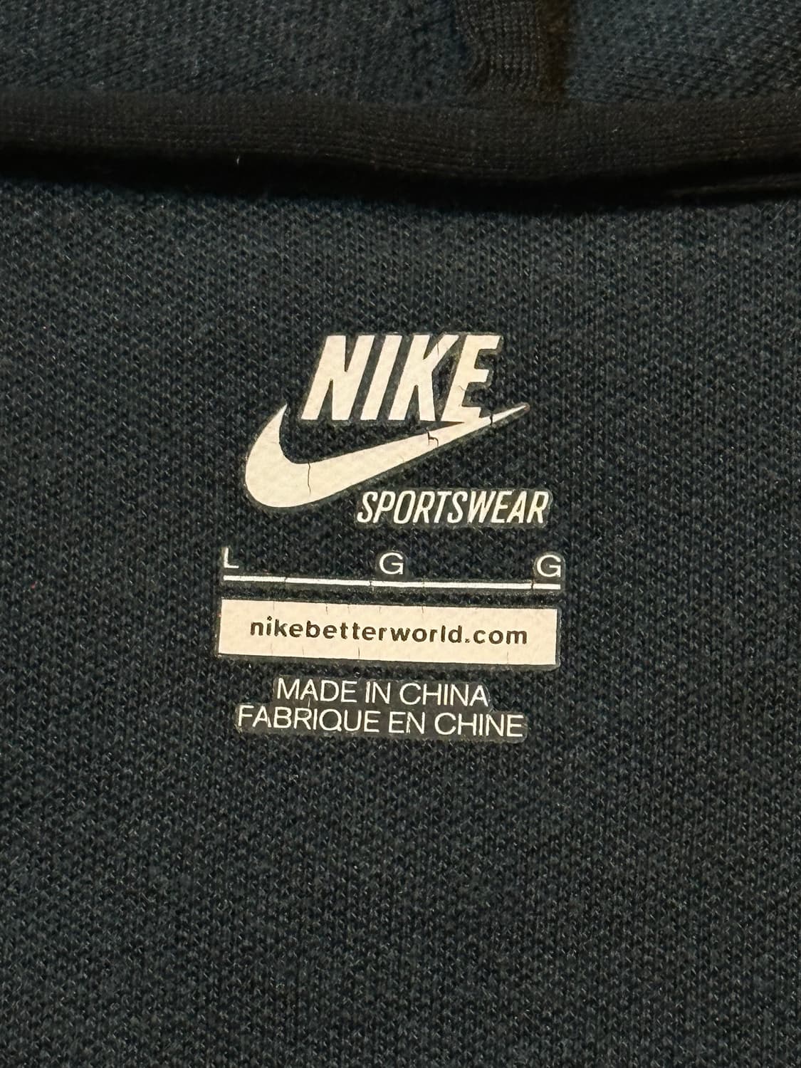 나이키 스우시 사이드라인 트랙탑 져지 올블랙 상품이미지5