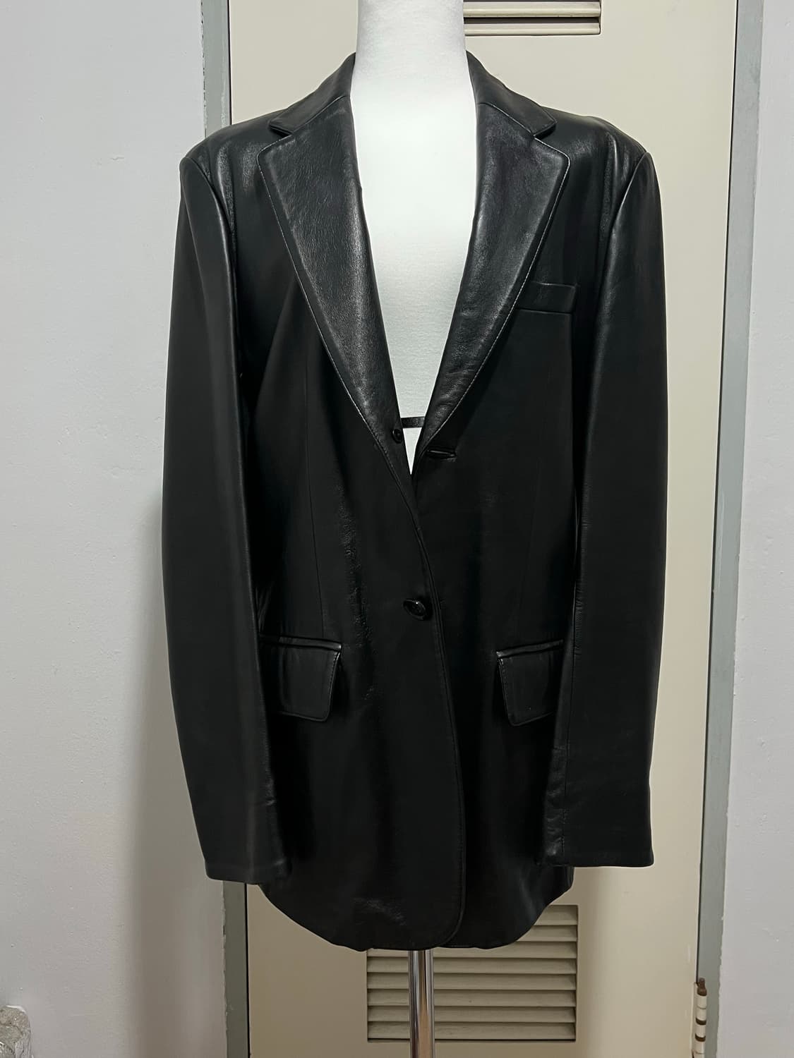 리얼 레더 블레이저 상품이미지3