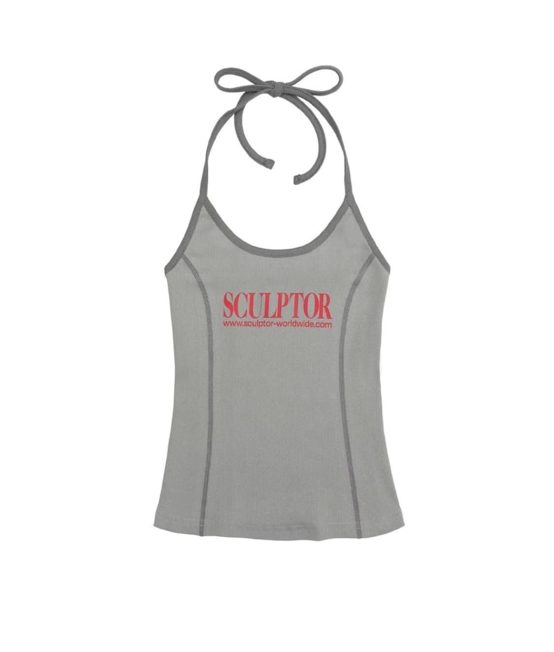 Sculptor 스컬프터 홀터넥 탑 그레이 상품이미지2