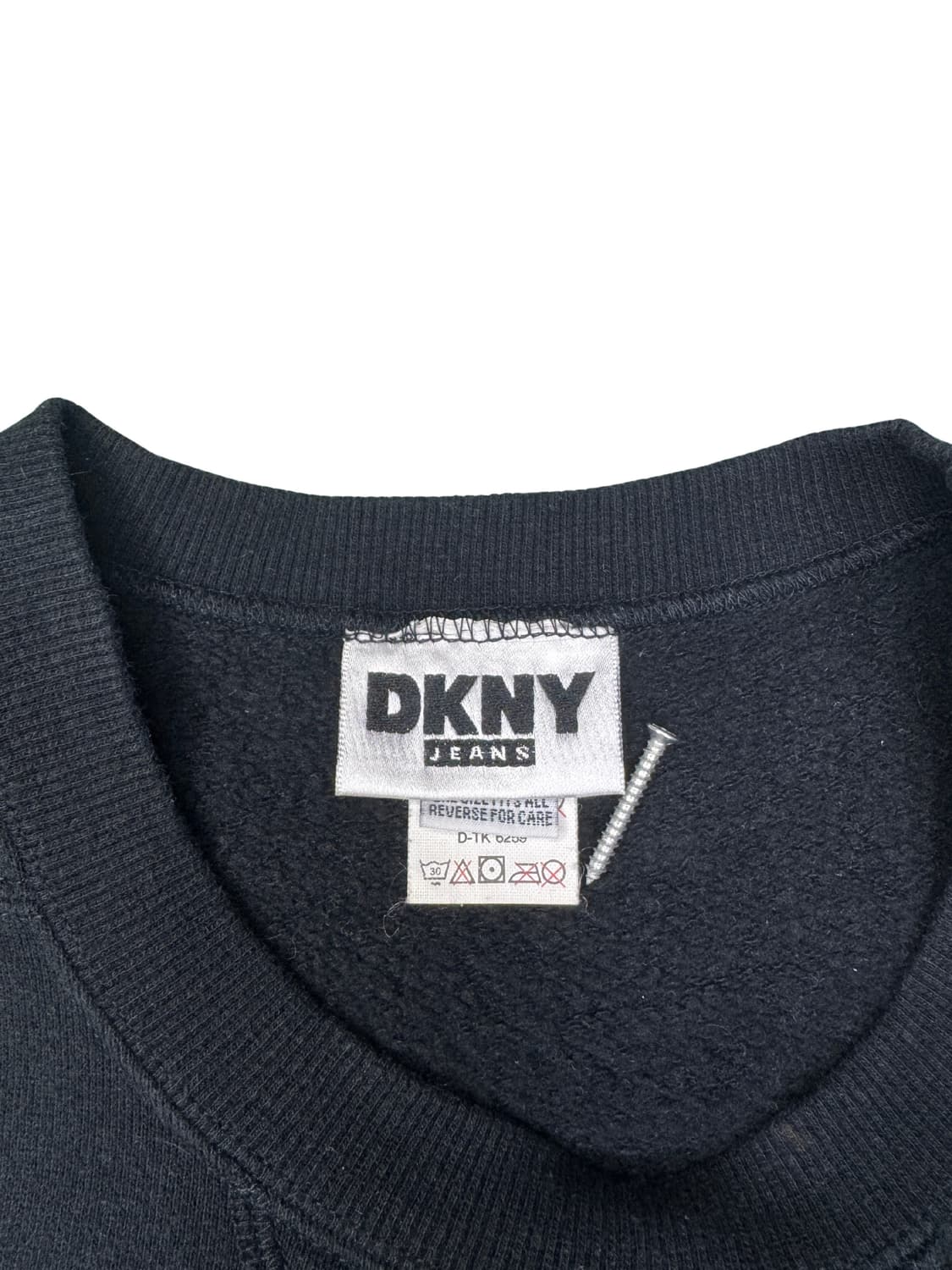 빈티지 90s DKNY JEANS GEAR 스웻셔츠 맨투맨 OS 상품이미지4