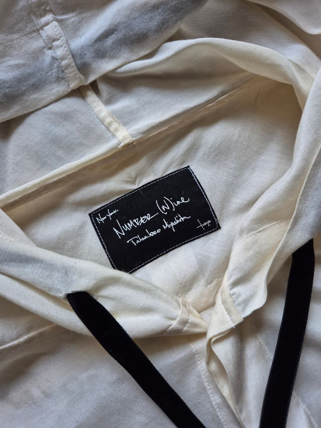 넘버나인 07aw실크 후드셔츠 상품이미지5