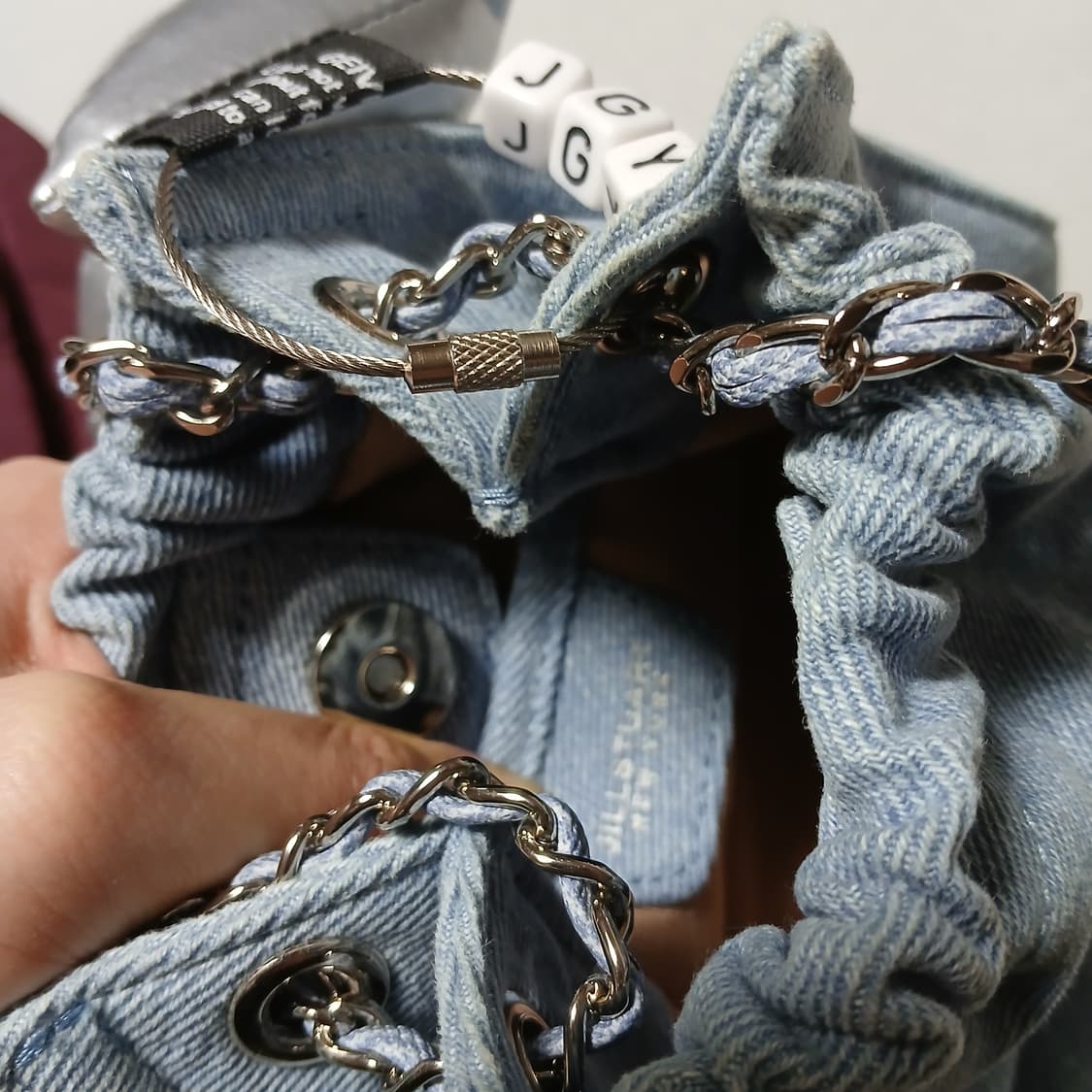 질스튜어트 코코체인 데님 미니 숄더백 크로스백 복조리 상품이미지10