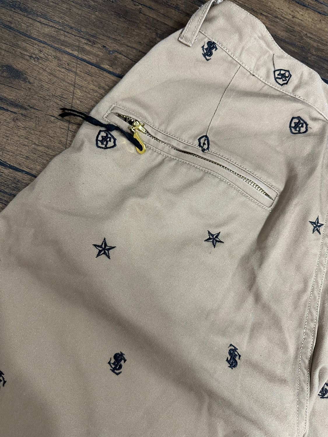 OILL'S 일즈 오리지널 자수 치노 팬츠 실측사이즈L 상품이미지4