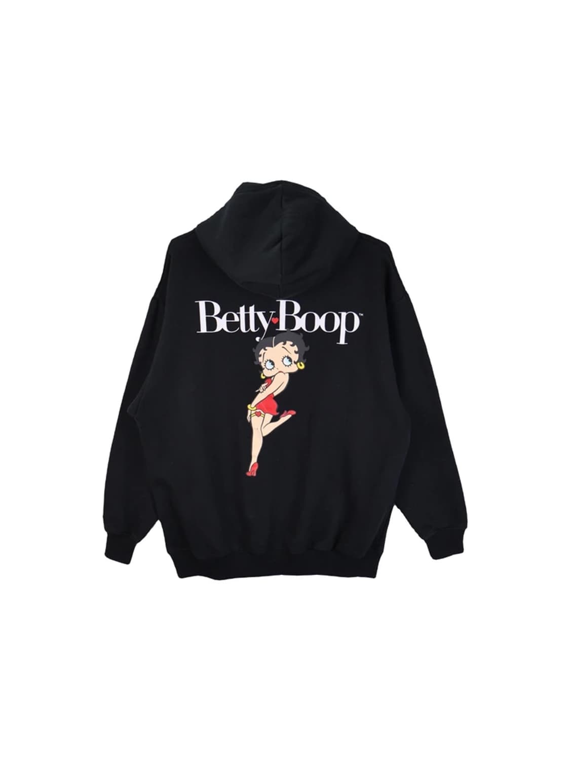 베티붑 블랙 후드티 상품이미지4