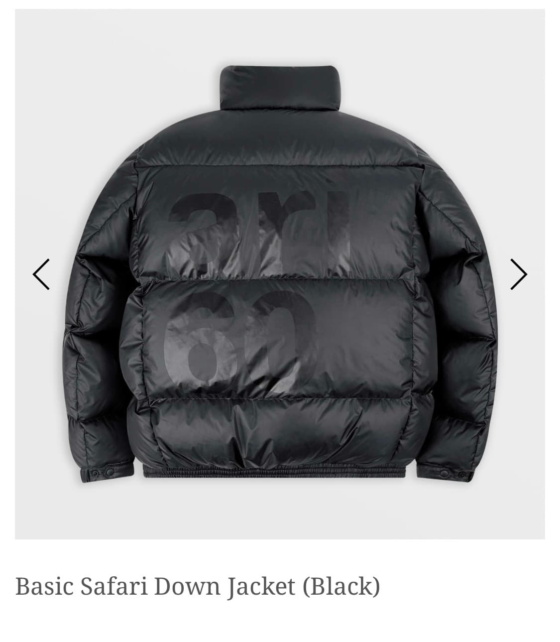 사파리스팟 BASIC SAFARI DOWN JACKET 블랙 1사이즈 상품이미지2