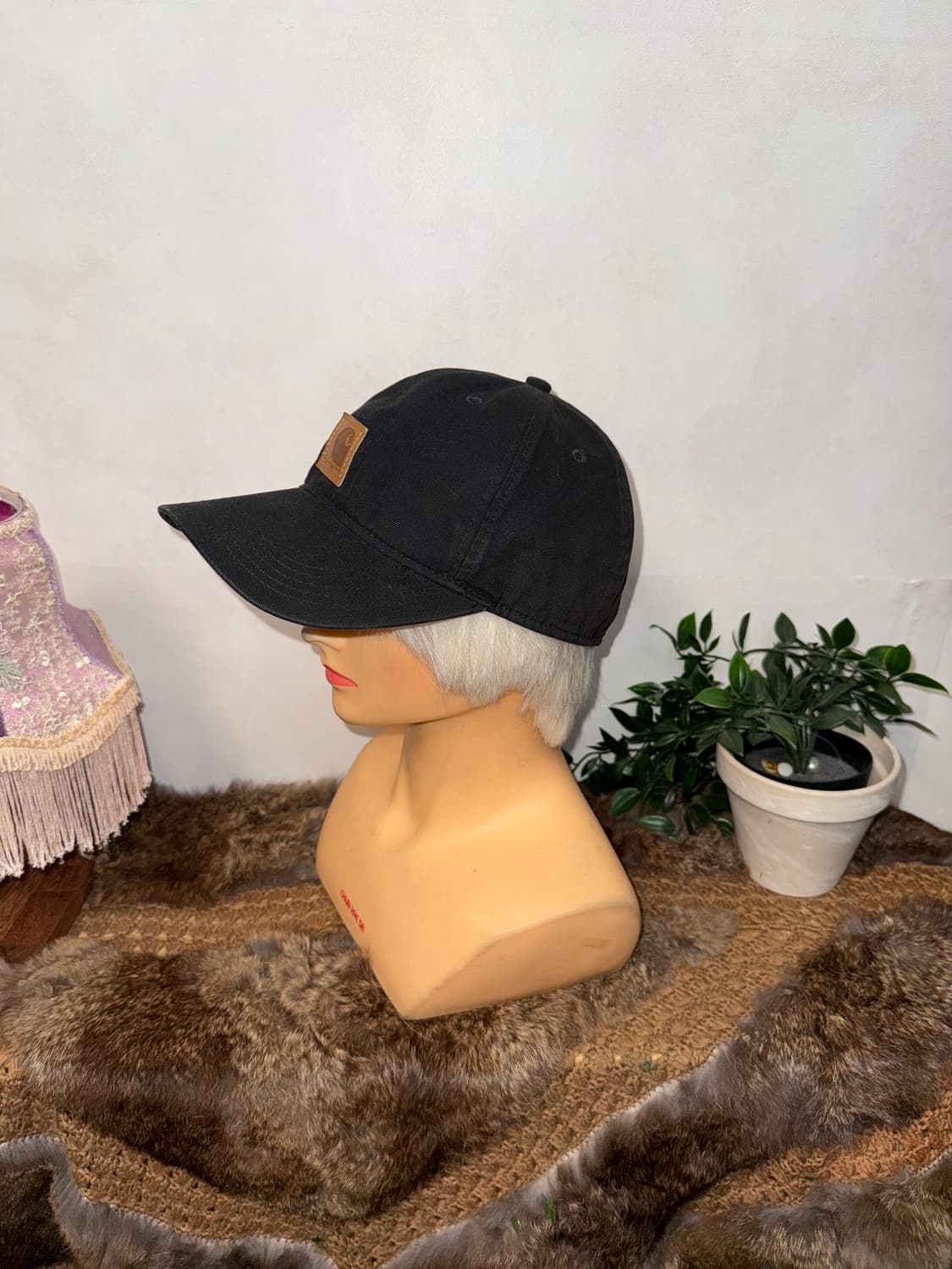 Carhartt black logo camp cap 상품이미지2