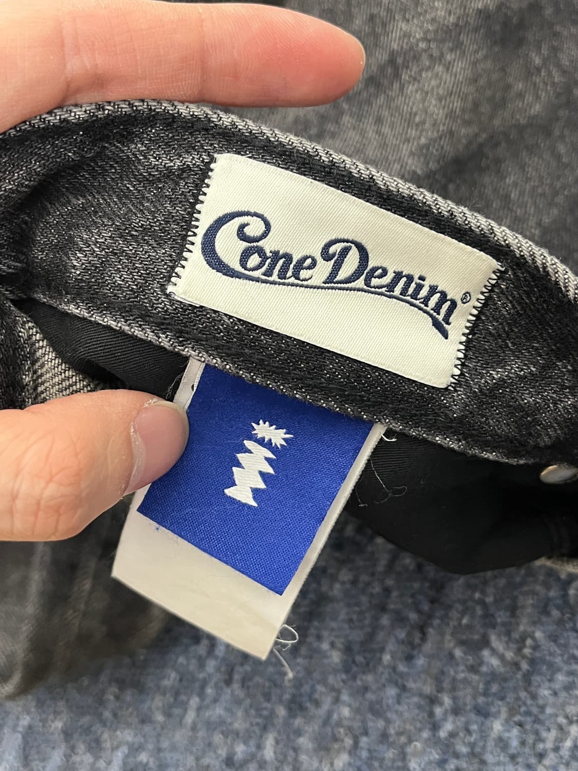 [에러스익셉티드] 커브드 데님 팬츠 상품이미지4