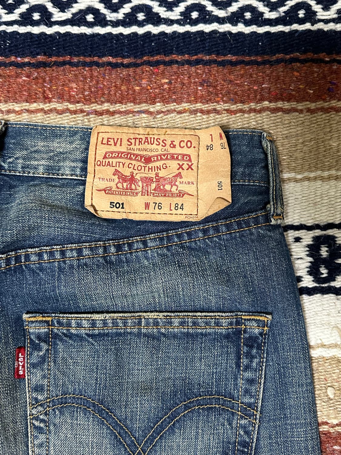 [리바이스] Levi’s 501 Denim W76 L84 상품이미지7