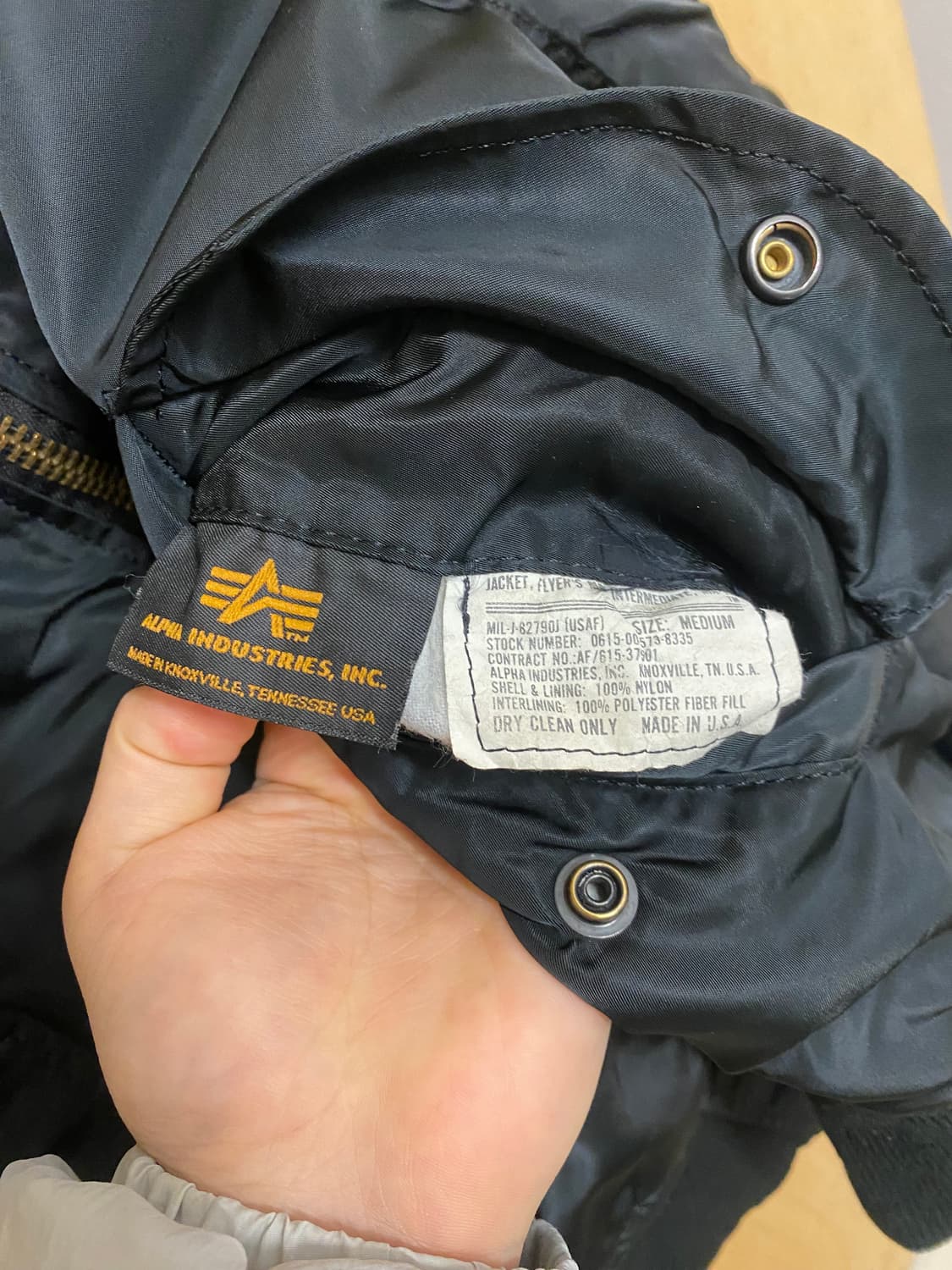 90s ALPHA INDUSTRIES ma-1 상품이미지7