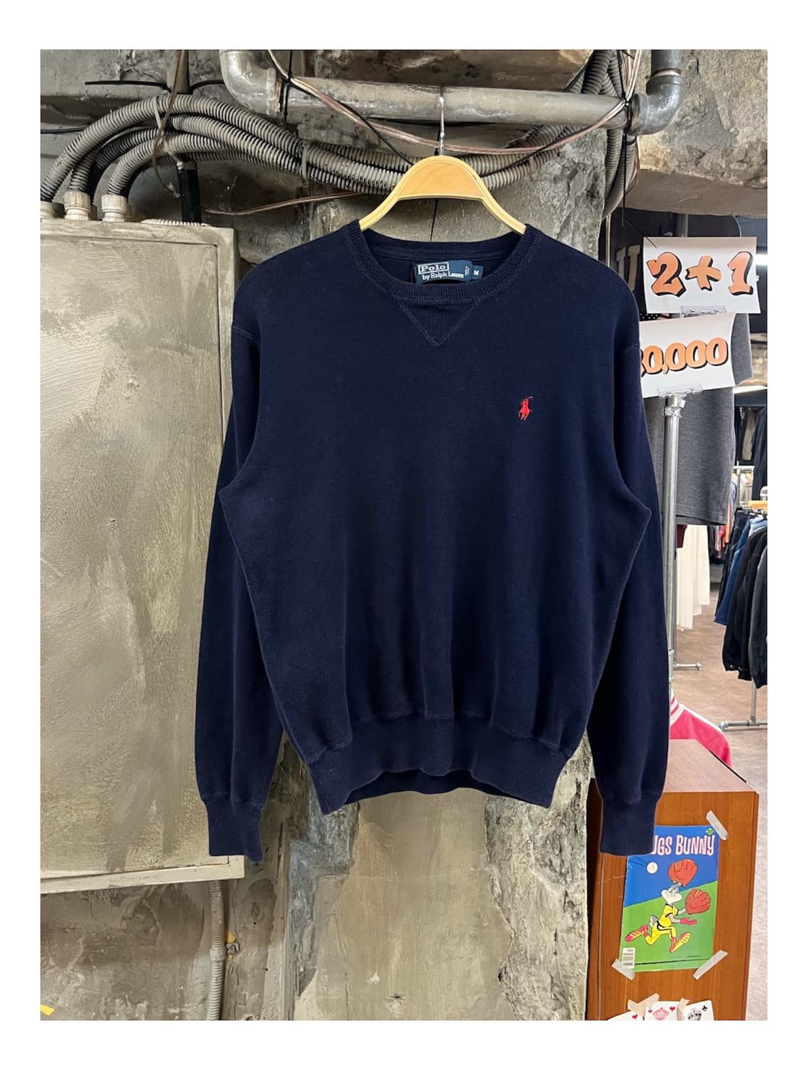 폴로 랄프로렌 니트 네이비 M #csz4166 상품이미지1