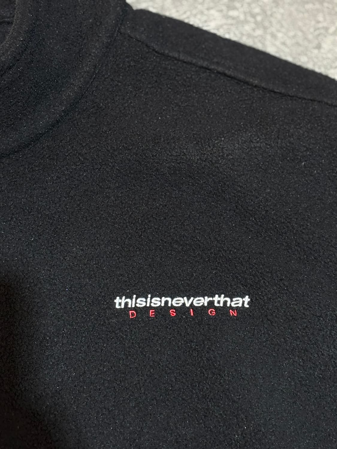 디스이즈네버댓 후리스 뽀글이 플리스 자켓 블랙 M사이즈 상품이미지4