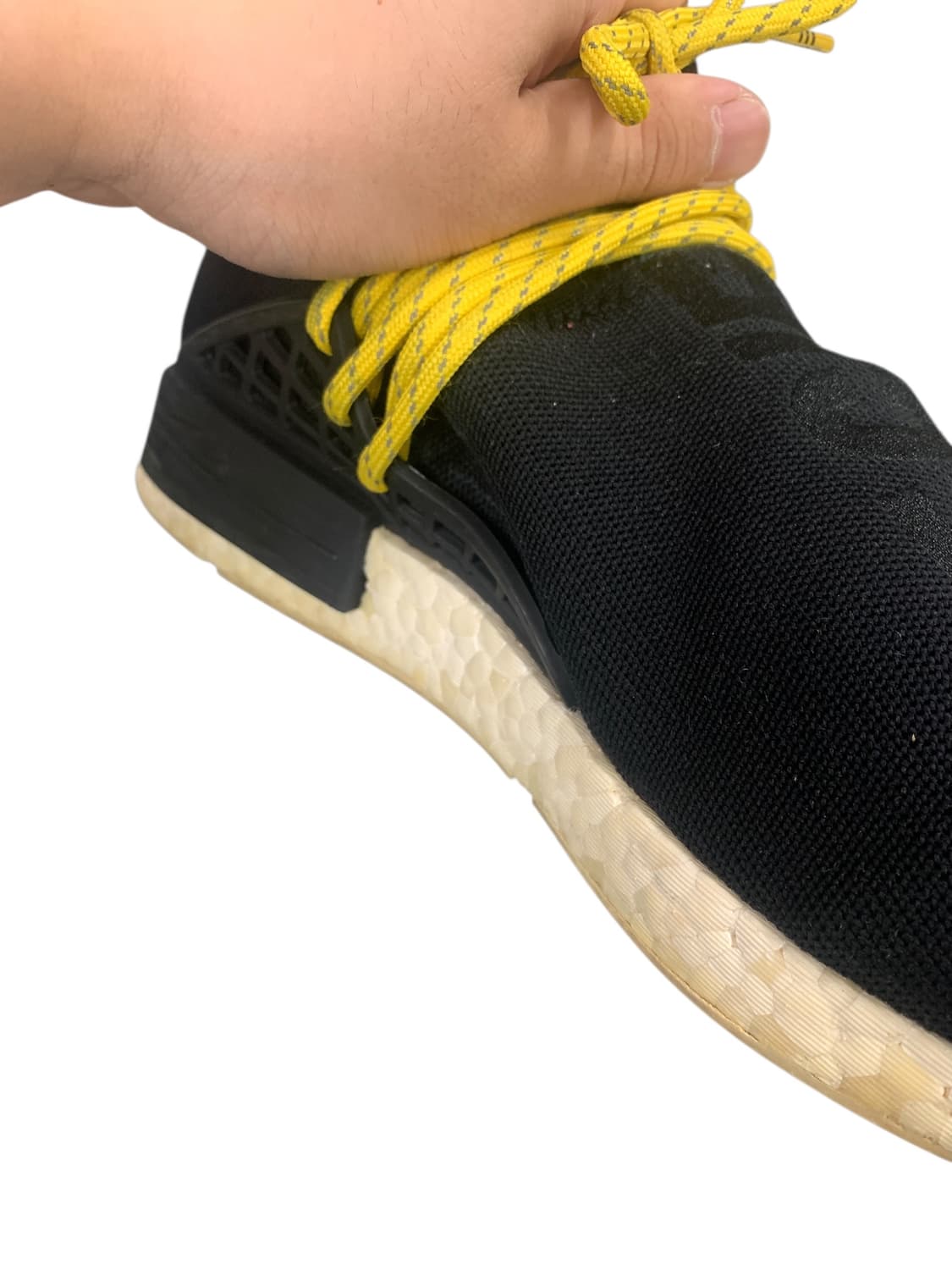 아디다스 x 퍼렐 윌리엄스 Hu NMD 휴먼 스피시즈 블랙 285  상품이미지8