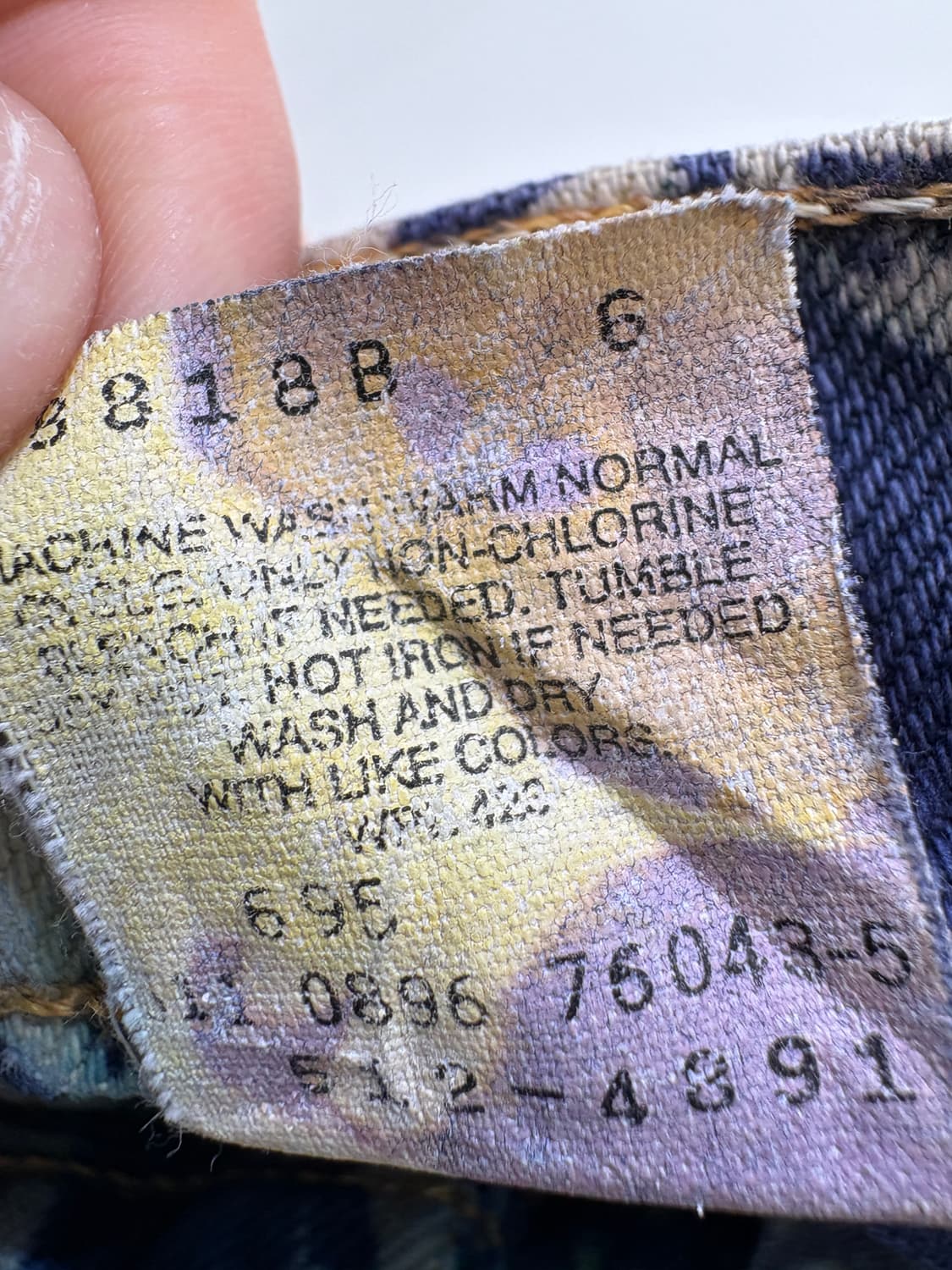 LEVIS 512 (Made in USA) 데님팬츠 상품이미지8