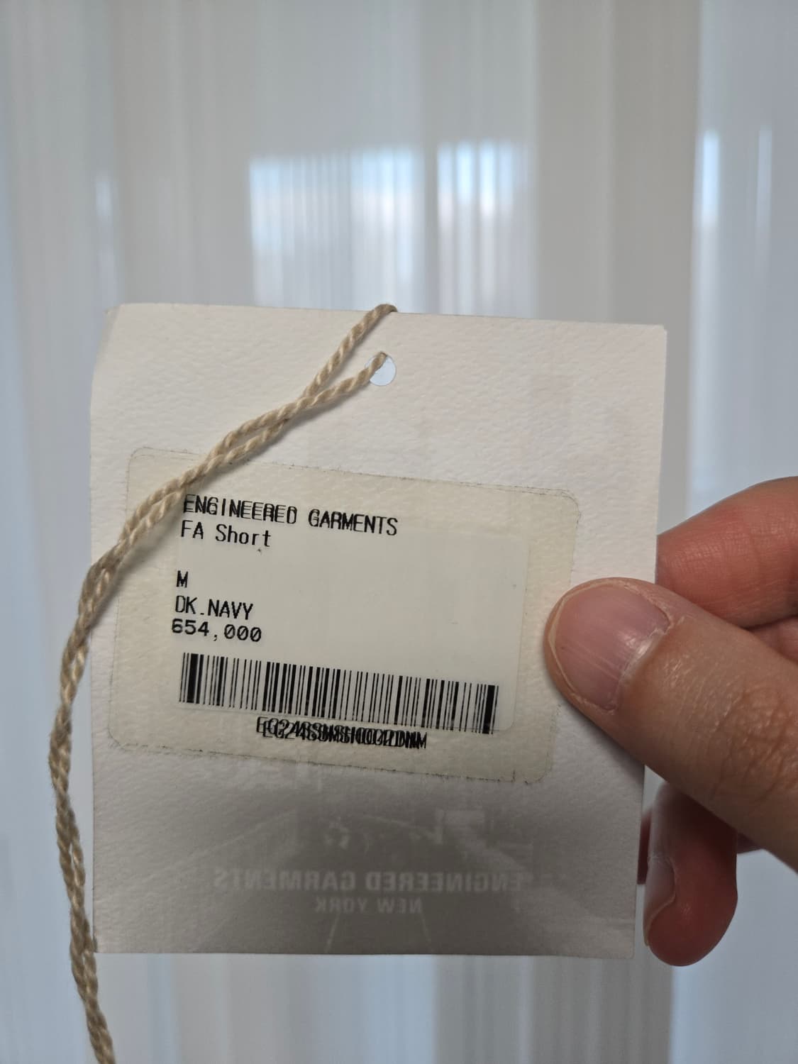 [M, 새상품급, 택O] 엔지니어드가먼츠 립스탑 FA팬츠 쇼츠 반바지 상품이미지4