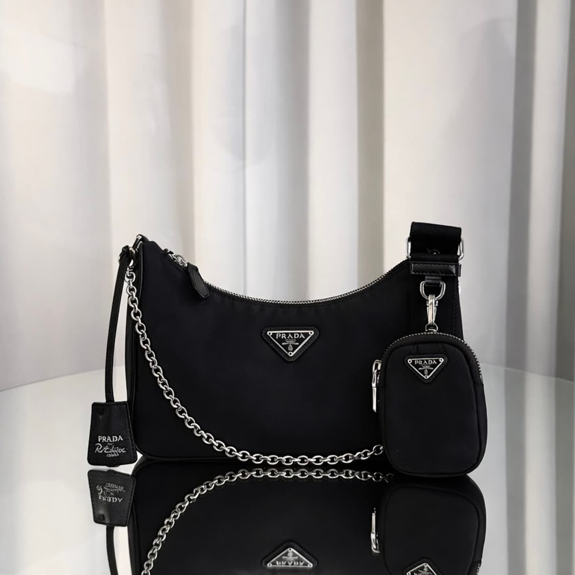 프라다 리나일론 2005 리에디션 테수토 호보백 상품이미지1
