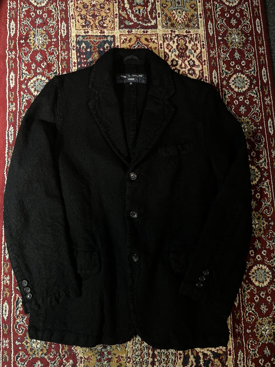 comme des garcons homme 3B 축융울 블레이저 상품이미지2