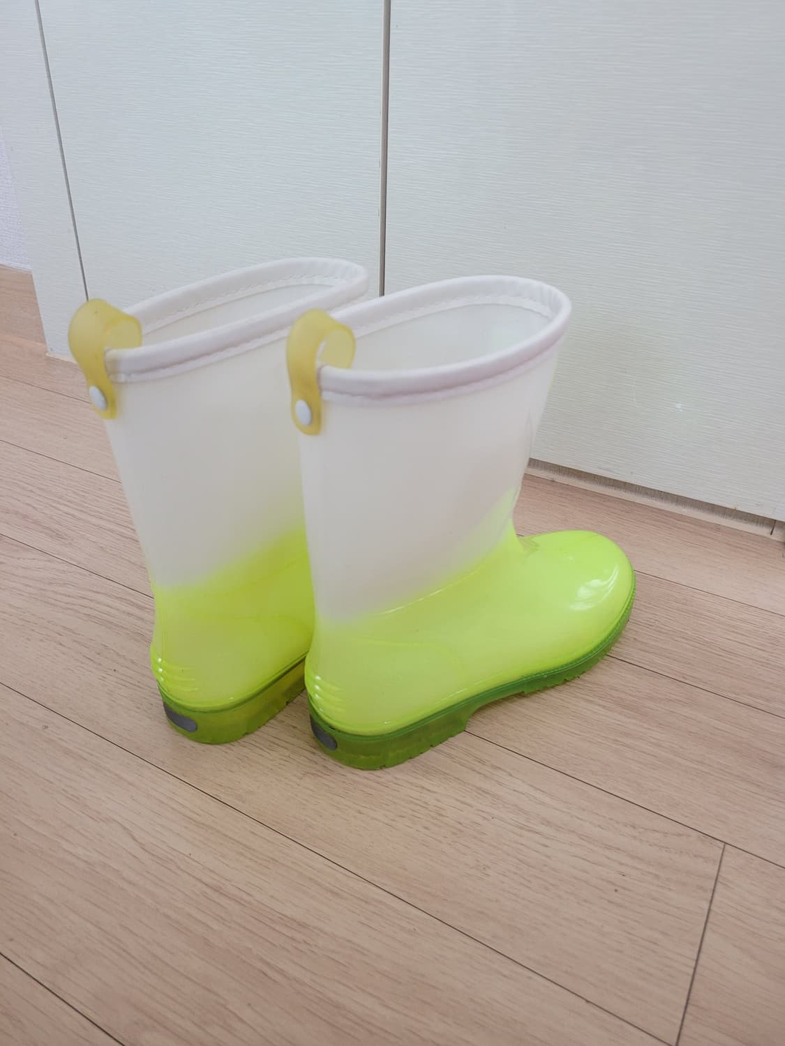 슈펜 Shoopen 아동 레인부츠(장화) 220 형광그린 상품이미지3