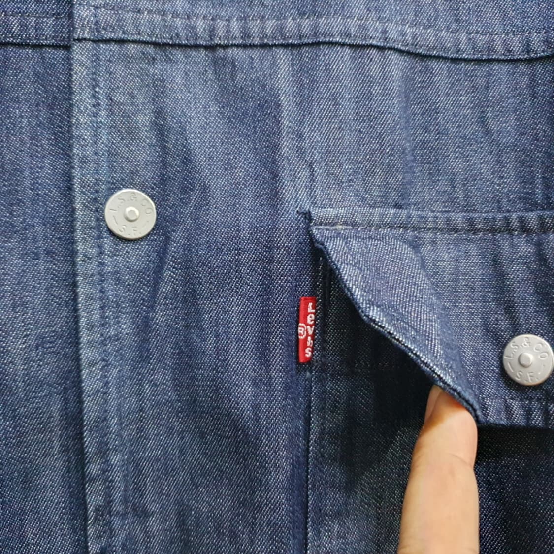 리바이스 데님 후드 청자켓(100) 상품이미지6