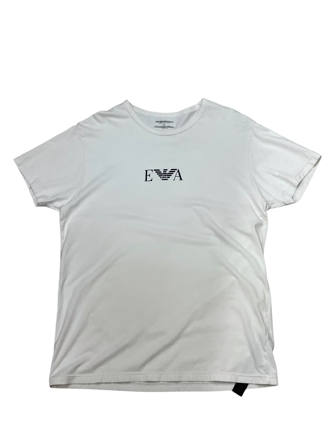 엠프리오아르마니 슬림핏 반팔 티셔츠 화이트 XL #csz3376 상품이미지3