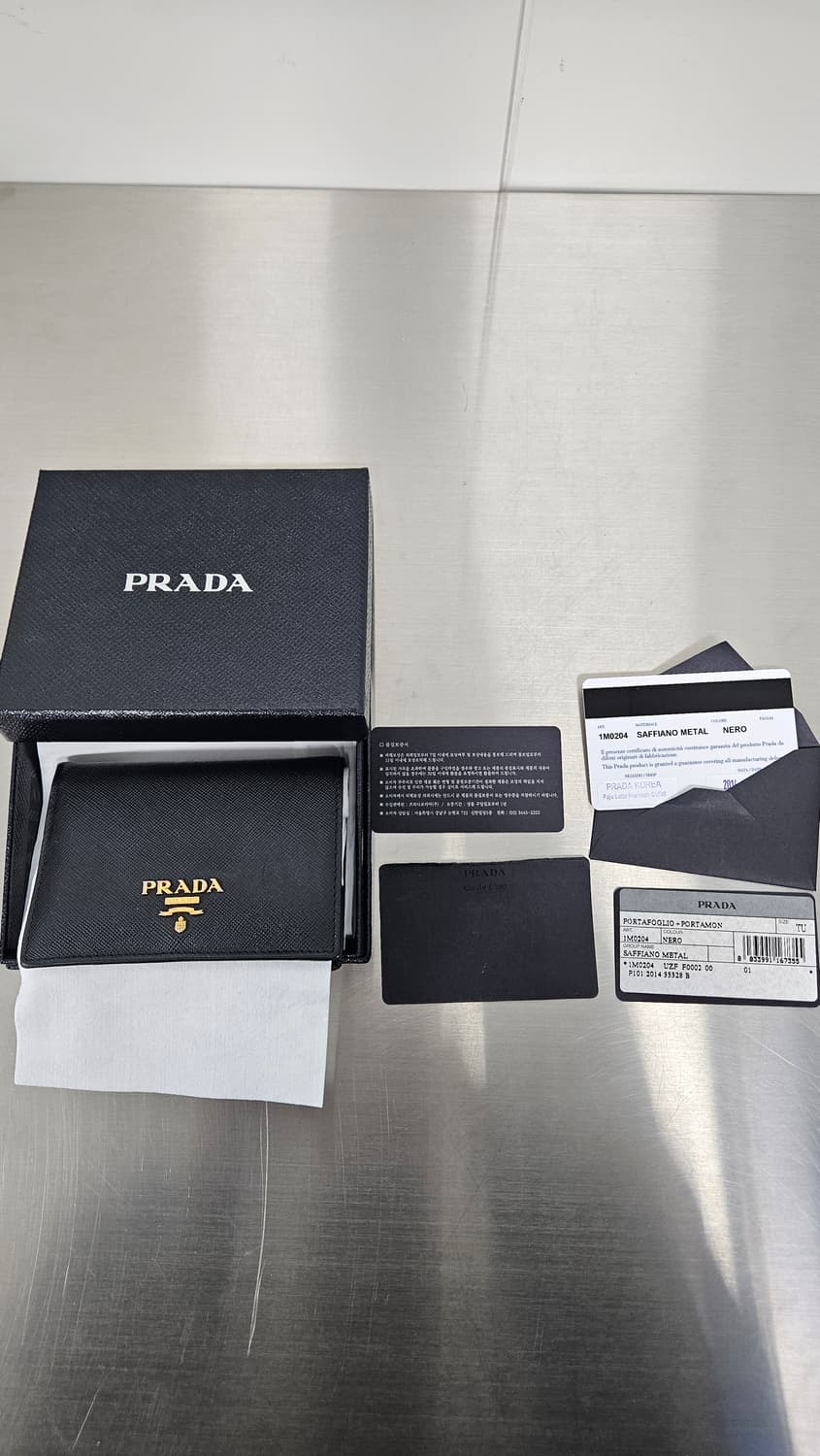 프라다 사피아노 반지갑 블랙 상품이미지7