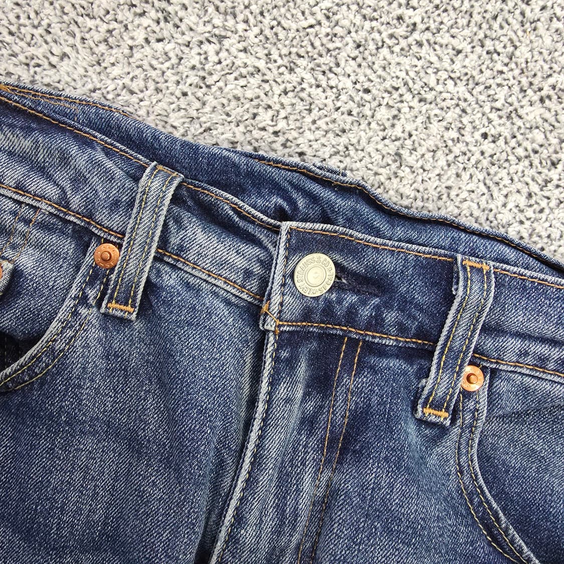 [W32 L32] 리바이스 남성 LOT 502  중청 워싱 데님 팬츠 0 상품이미지2
