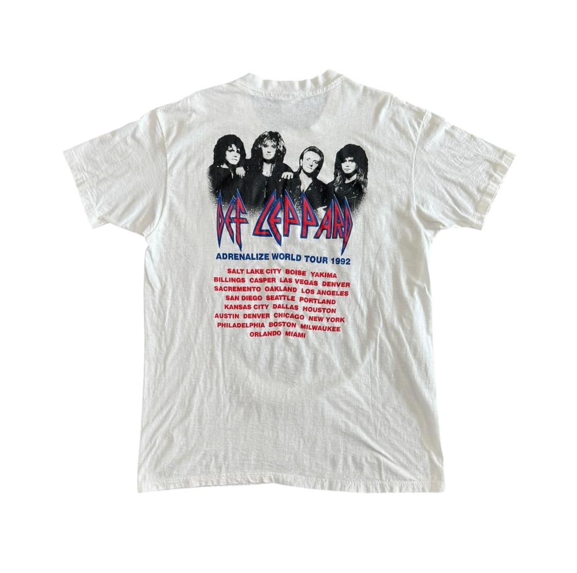 빈티지 90s Def Leppard 데프 레파드 티셔츠 상품이미지2