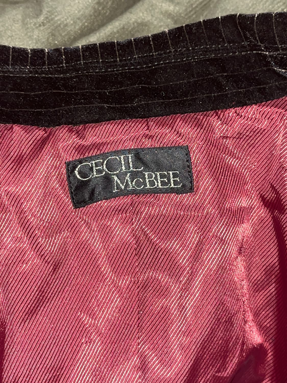 세실맥비 고스로리 긱시크 벨벳 자켓 상품이미지3