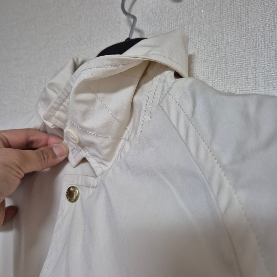 노스페이스 퍼플라벨 65/35 화이트 코튼코트  상품이미지3